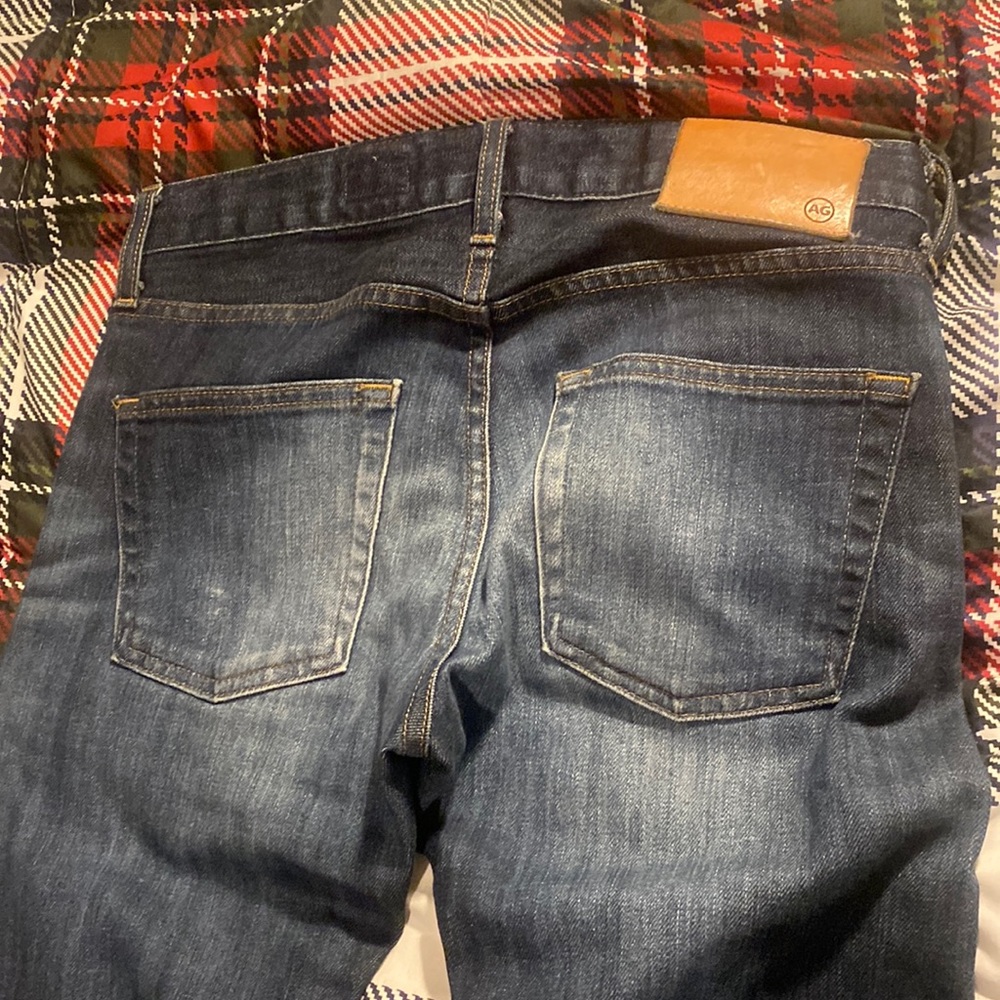 Mens Adriano Goldschmied blue jeans
